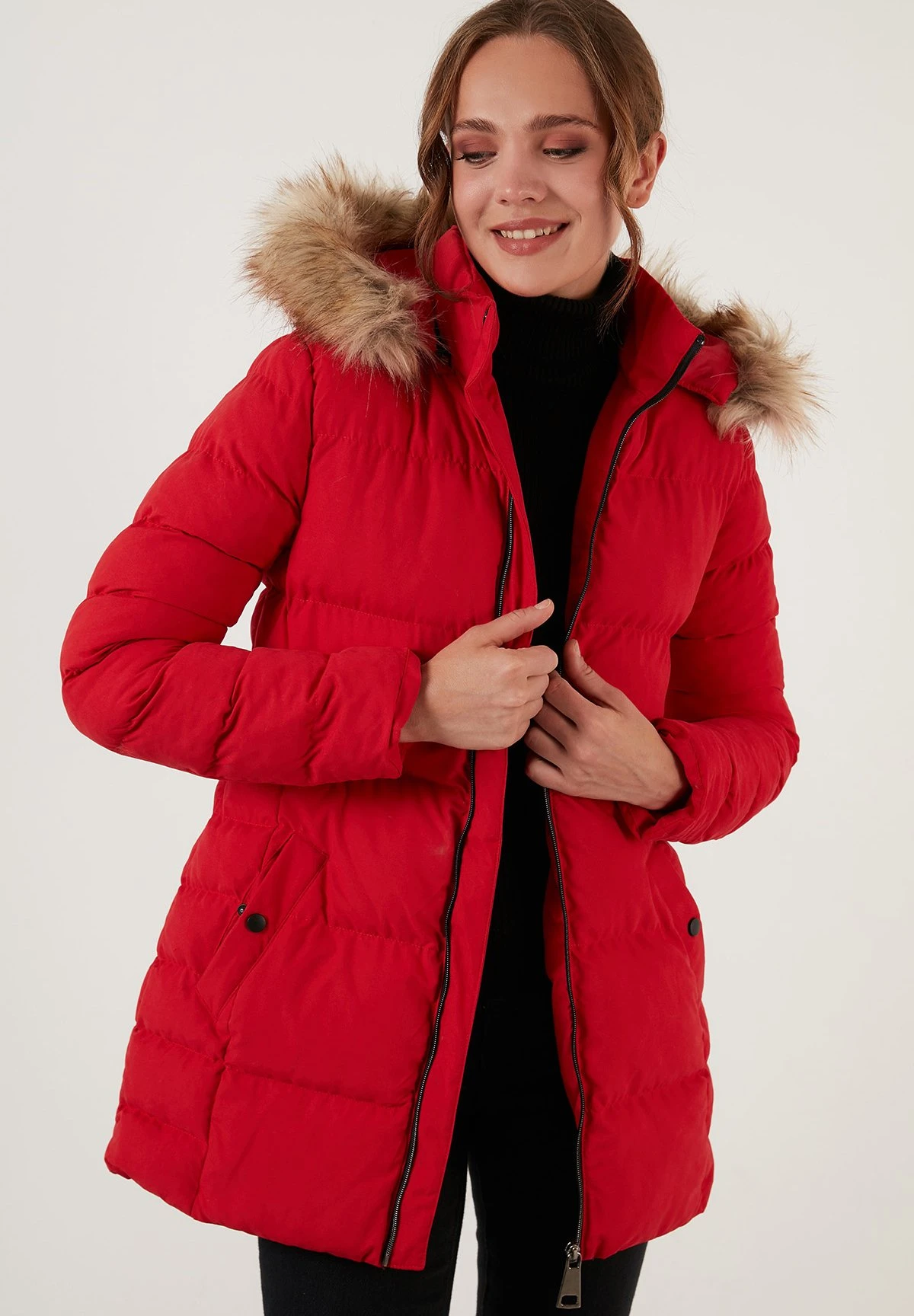 LELA Slim Fit - Chaqueta De Invierno - Red - Imagen 4