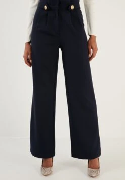 LELA Regular Fit - Pantalones - Dark Blue