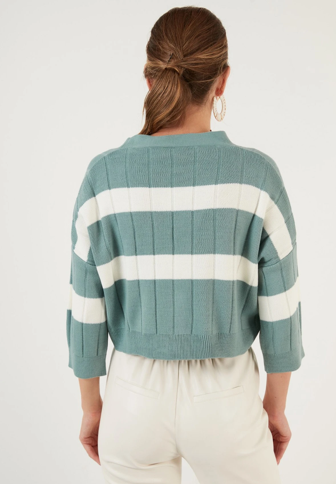 LELA Regular Fit - Chaqueta De Punto - Light Green - Imagen 2