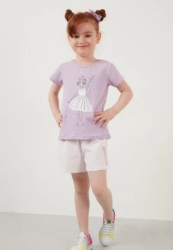 LELA Regular Fit - Camiseta Estampada - Lilac