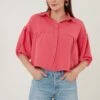 LELA Loose Fit - Camisa - Fuchsia