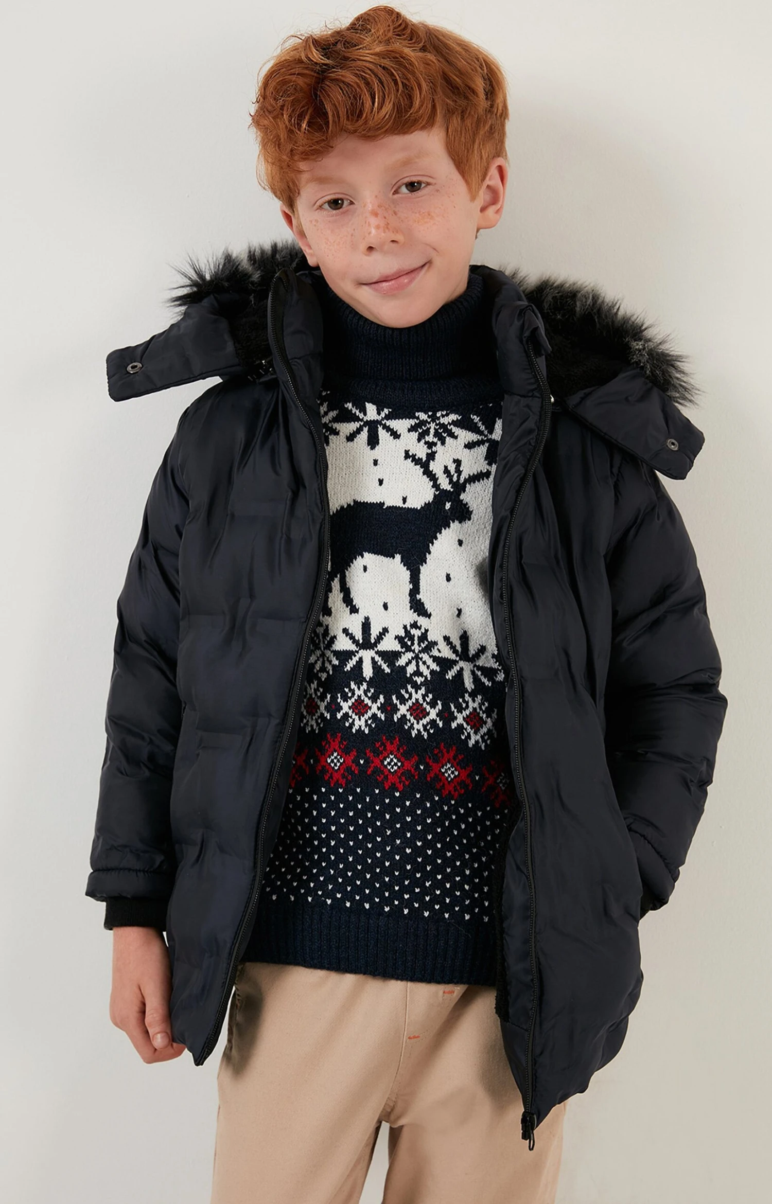 LELA Regular Fit - Abrigo De Invierno - Dark Blue