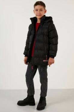 LELA Regular Fit - Abrigo De Invierno - Black