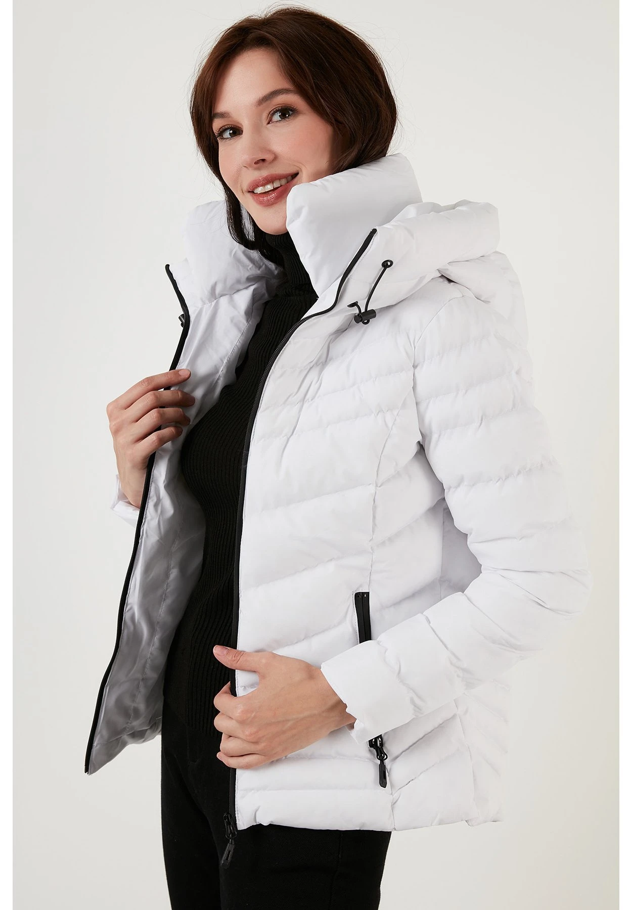 LELA Slim Fit - Chaqueta De Invierno - White - Imagen 5