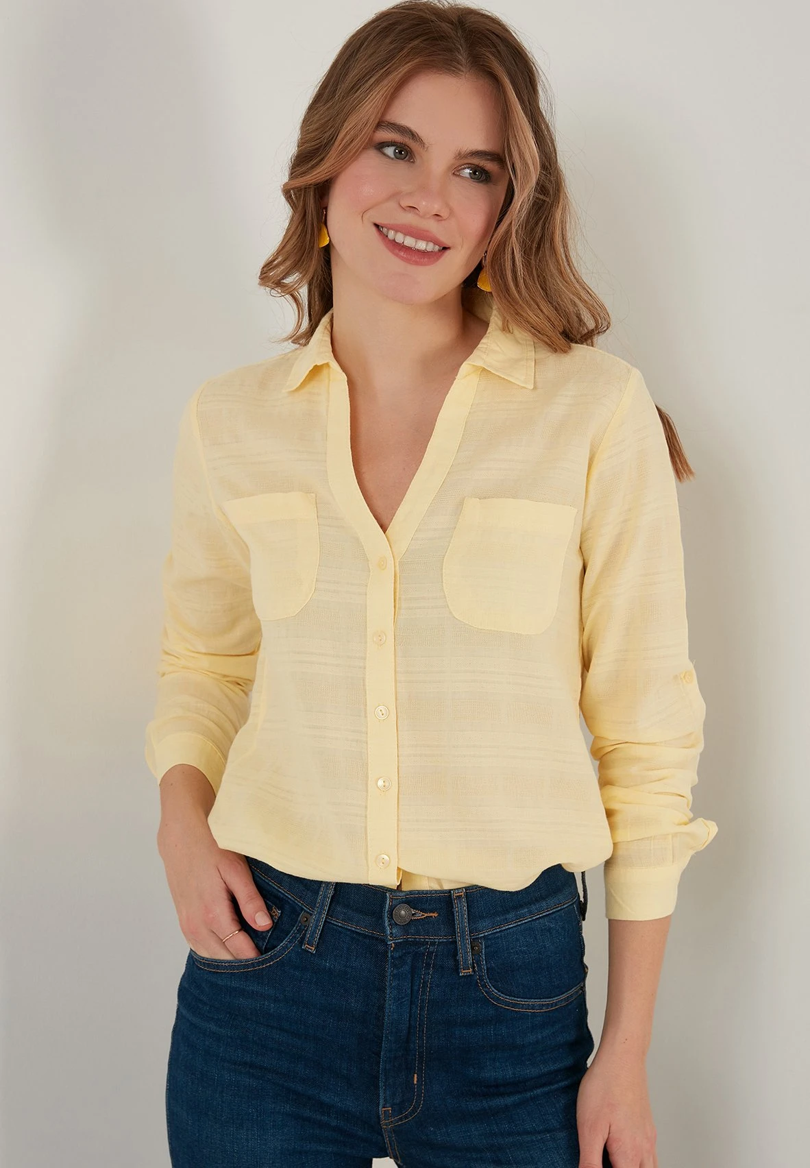 LELA Camisa - Yellow - Imagen 3