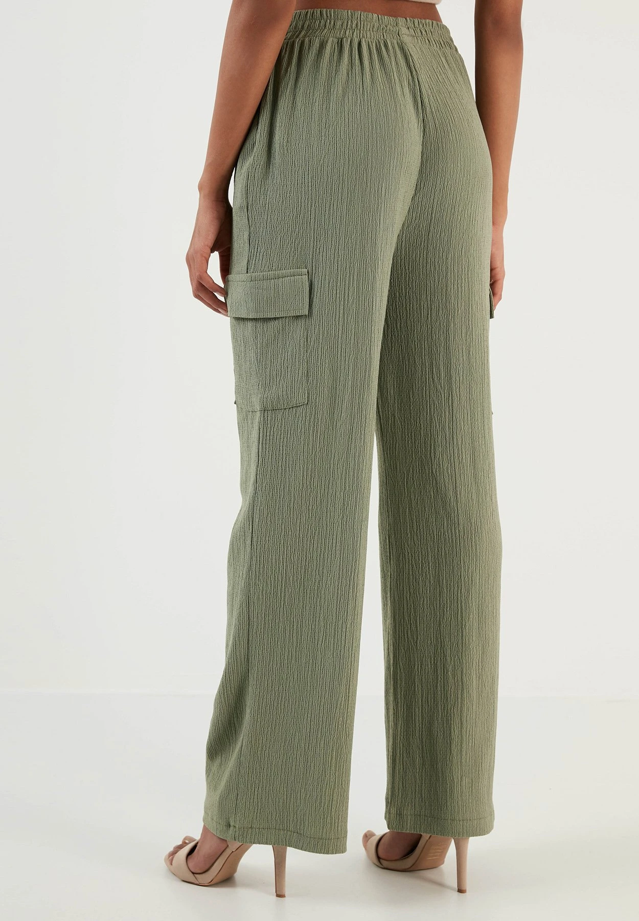 LELA Regular Fit - Pantalones Cargo - Khaki - Imagen 3
