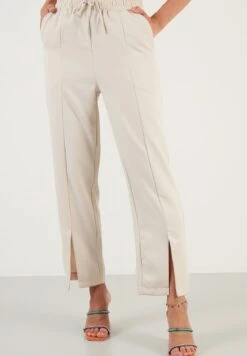 LELA Regular Fit - Pantalones - Stone