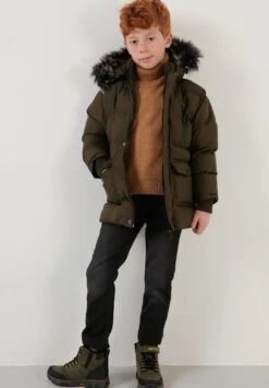 LELA Regular Fit - Abrigo De Invierno - Dark Khaki