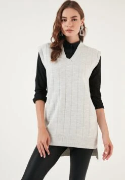 LELA Regular Fit - Camiseta Básica - Snow Grey