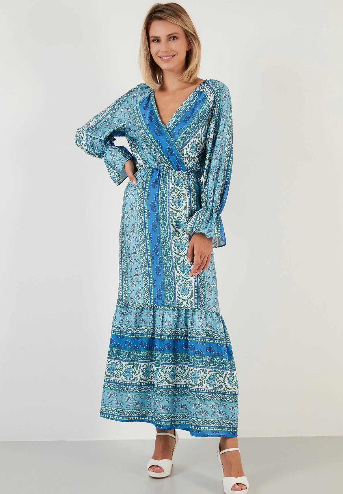 LELA Regular Fit - Vestido Largo - Blue - Imagen 5