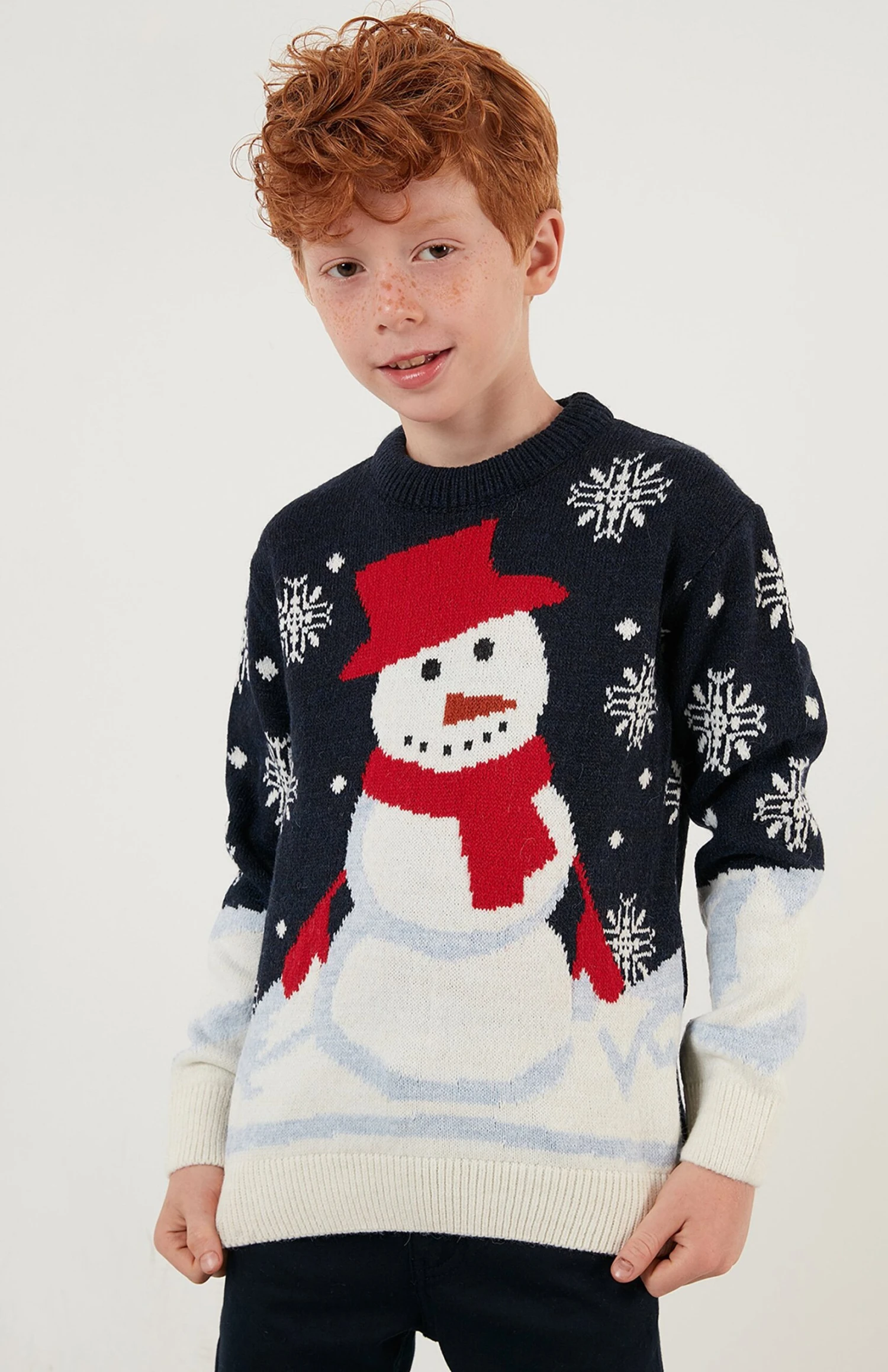 LELA Regular Fit - Jersey De Punto - Dark Blue - Imagen 4