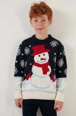 LELA Regular Fit - Jersey De Punto - Dark Blue