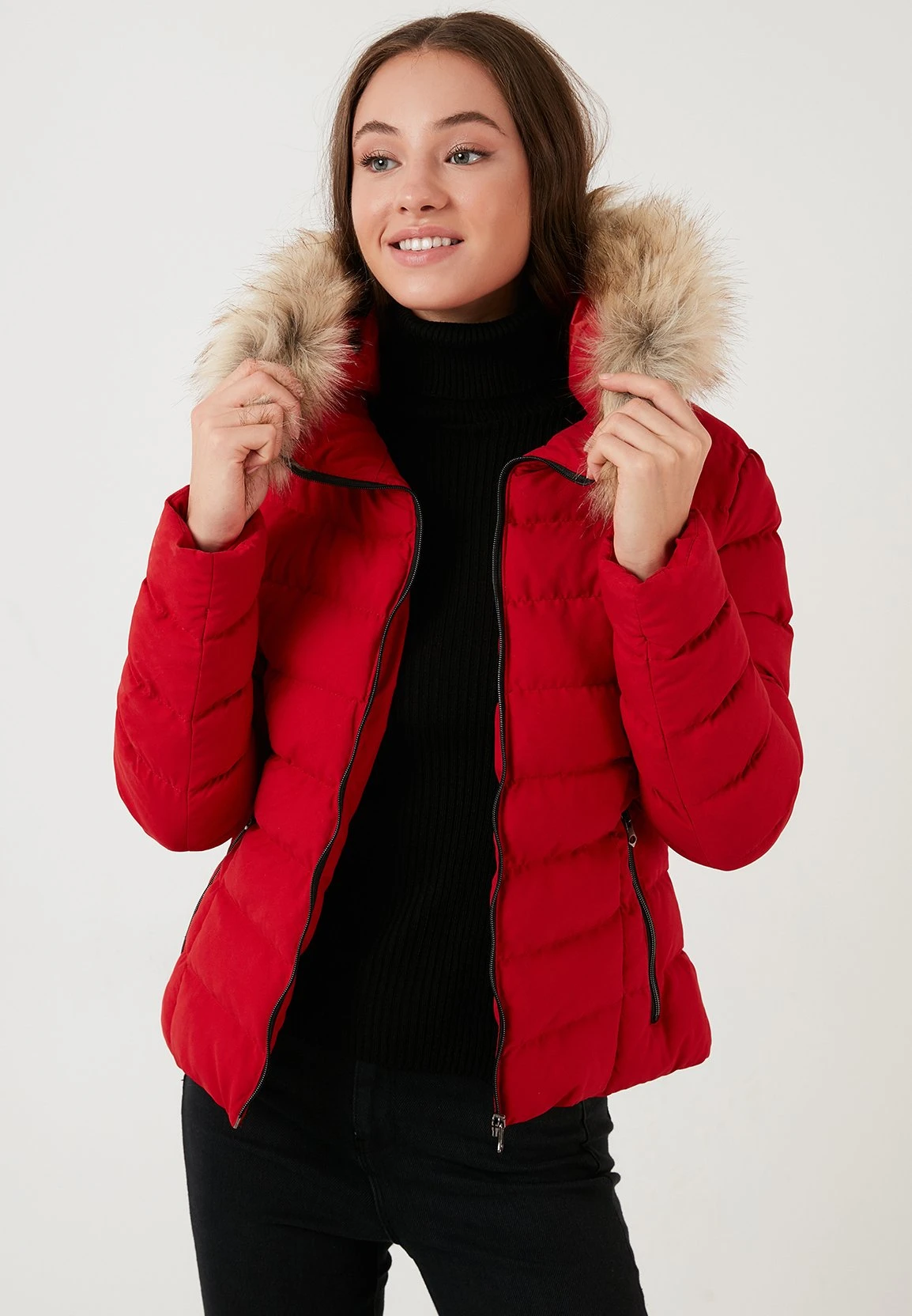 LELA Inflatable- Chaqueta De Invierno - Red - Imagen 4