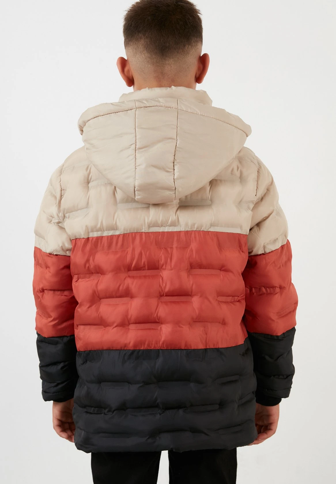 LELA Regular Fit - Abrigo De Invierno - Stone/Brick Red/Black - Imagen 3