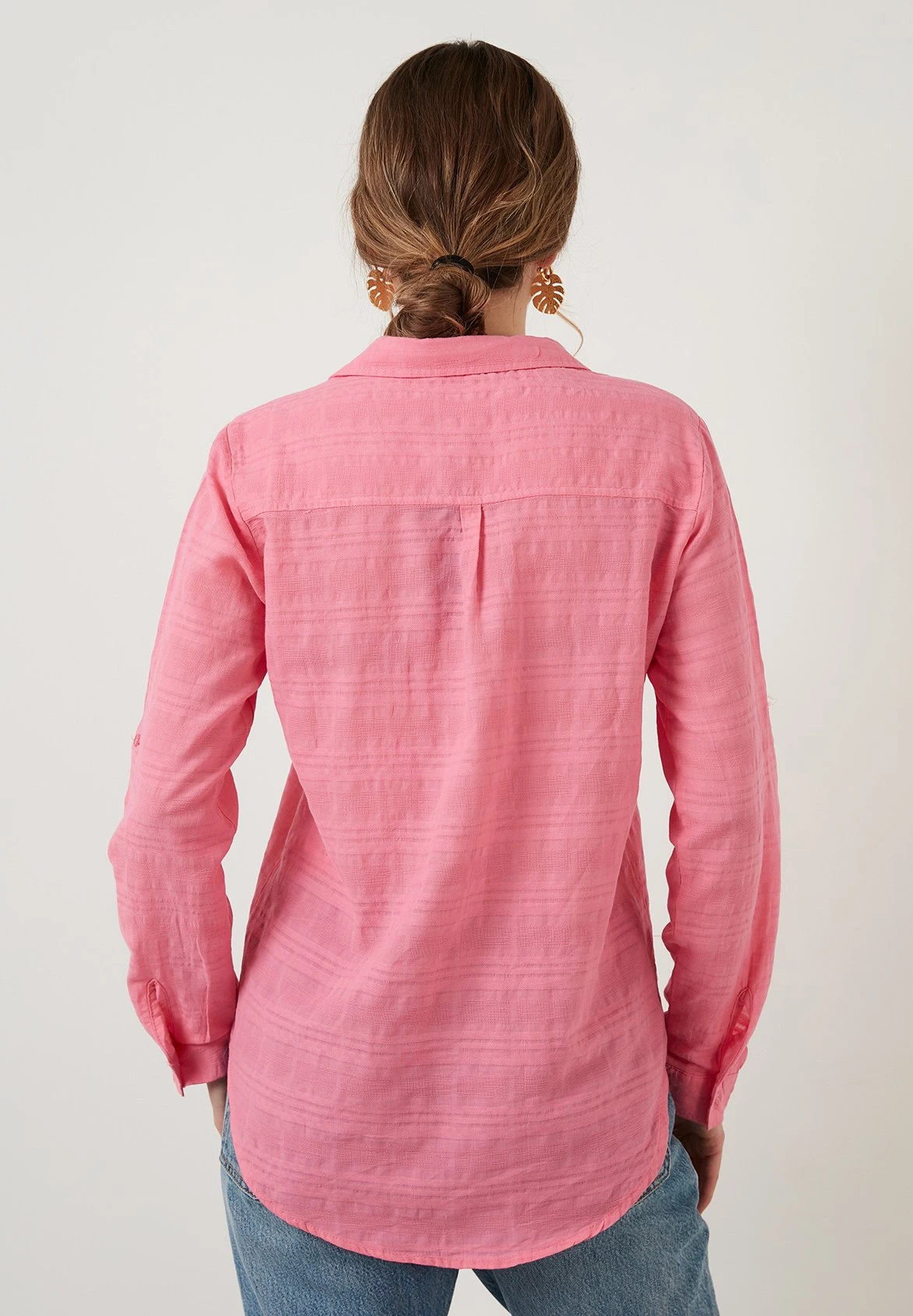 LELA Regular Fit - Camisa - Pink - Imagen 3
