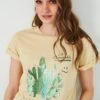 LELA Regular Fit - Camiseta Estampada - Yellow