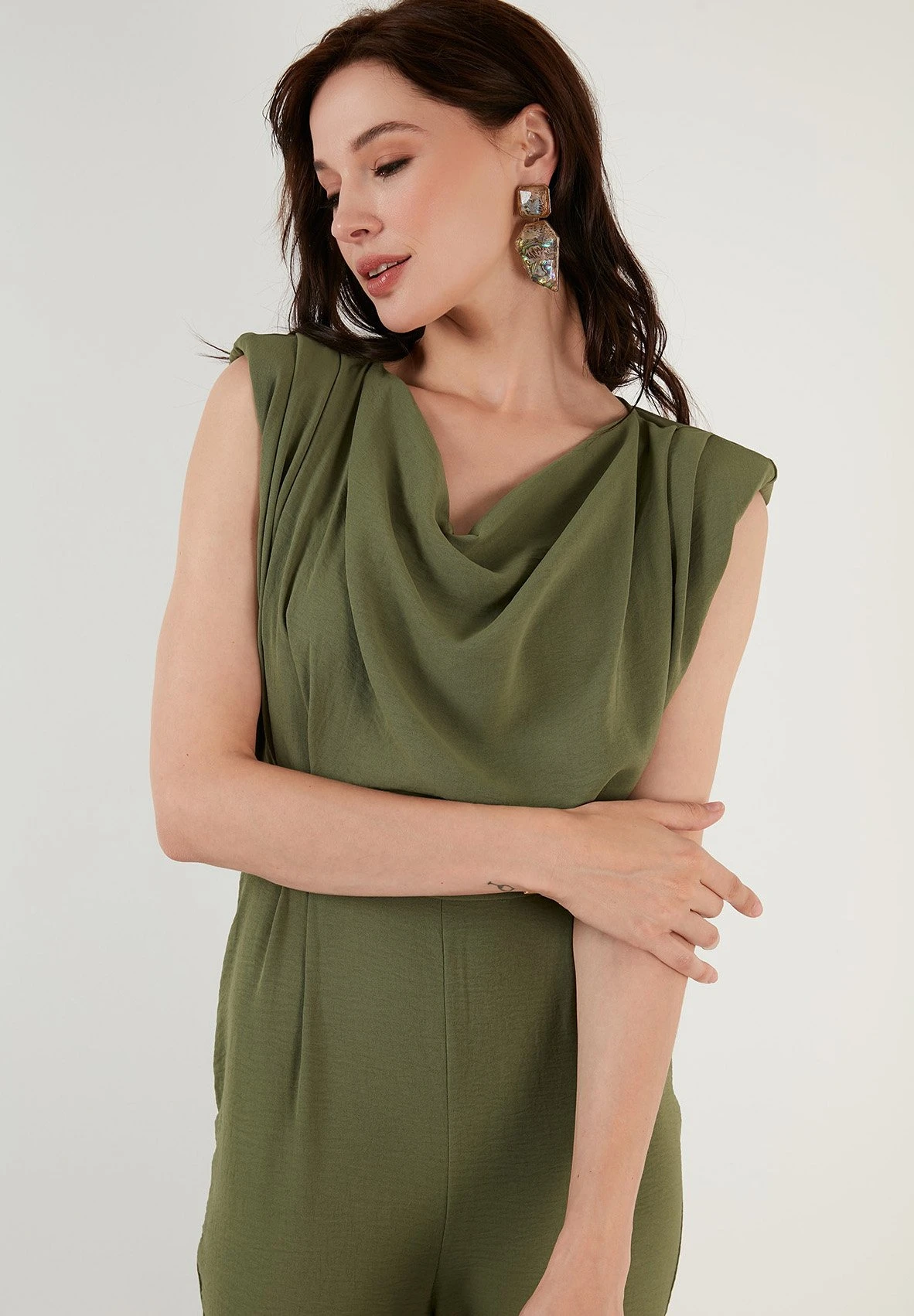 LELA Slim Fit - Mono - Light Khaki - Imagen 5