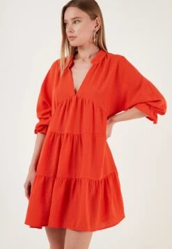 LELA Regular Fit - Vestido Informal - Orange