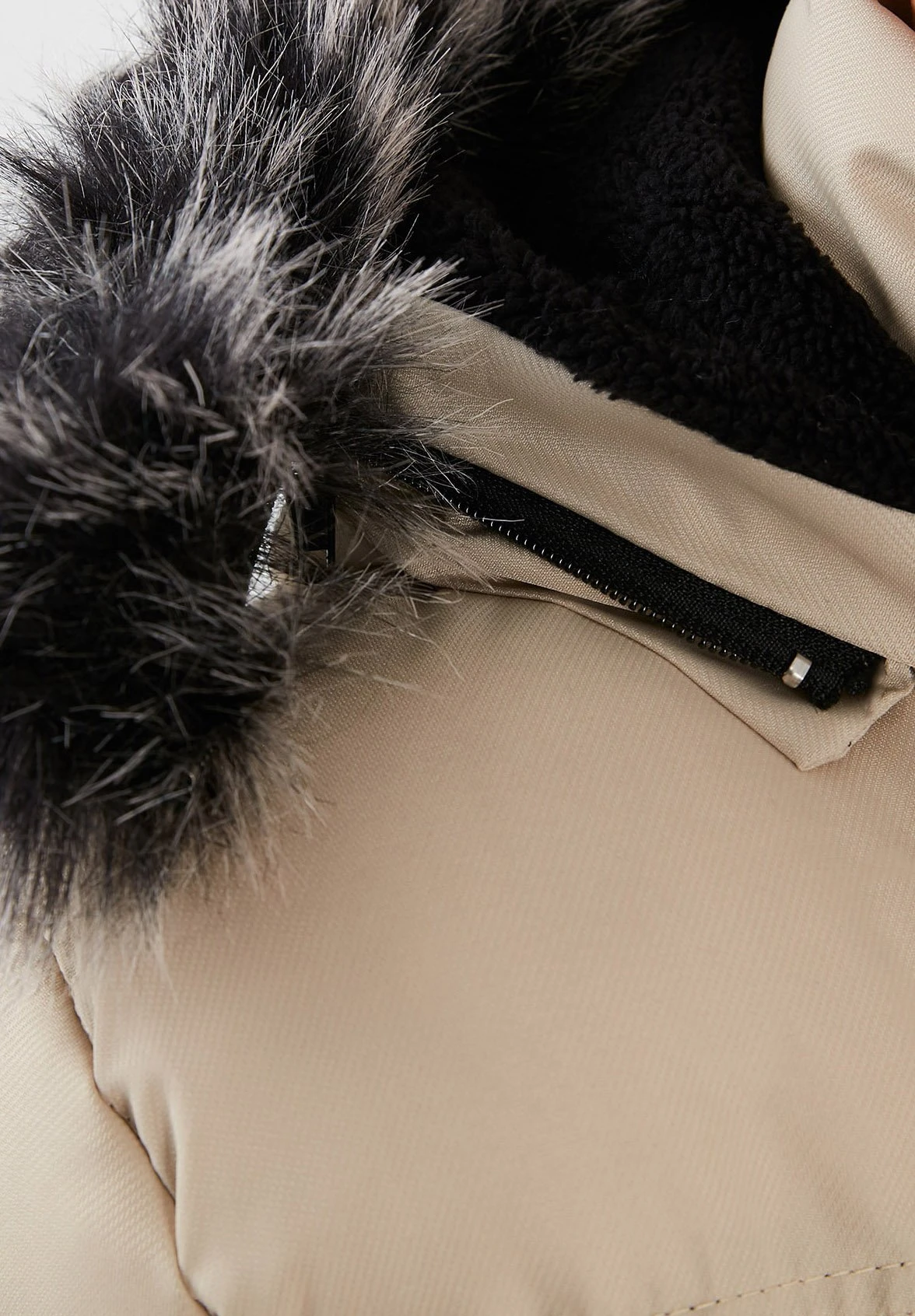 LELA Regular Fit - Abrigo De Invierno - Stone Colored-Black - Imagen 7