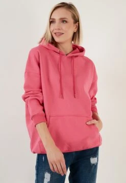 LELA Regular Fit - Jersey Con Capucha - Fuchsia
