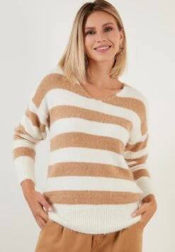 LELA Regular Fit - Jersey De Punto - Caramel
