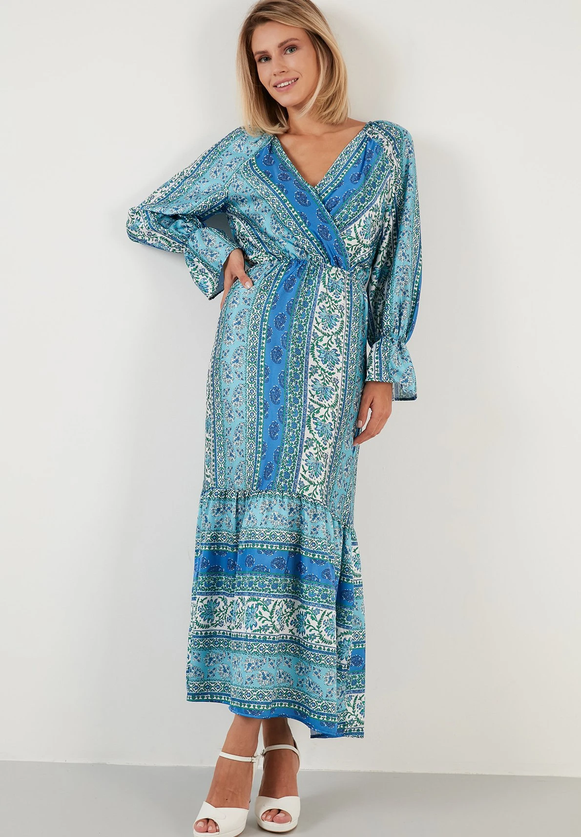 LELA Regular Fit - Vestido Largo - Blue - Imagen 2