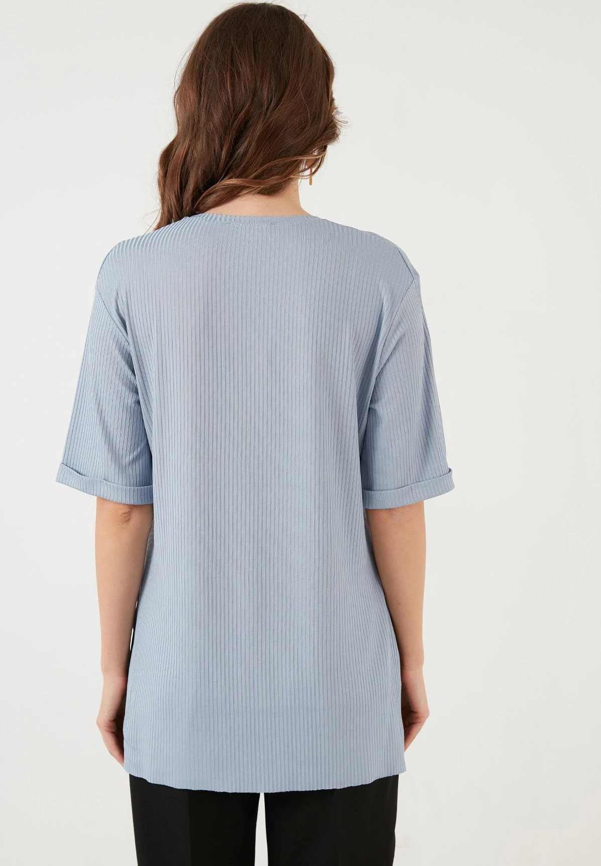 LELA Slim Fit - Blusa - Baby Blue - Imagen 2
