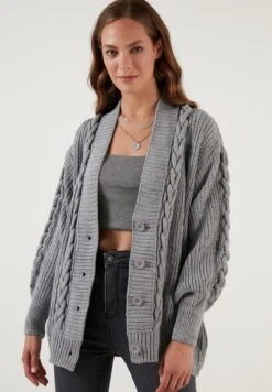 LELA Chaqueta De Punto - Grey