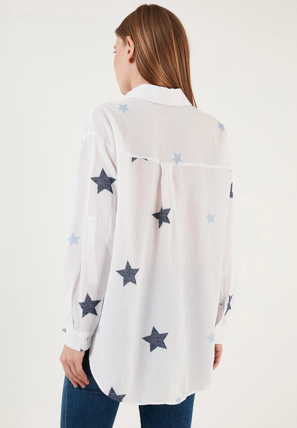 LELA Loose Fit - Camisa - Dark Blue - Imagen 2