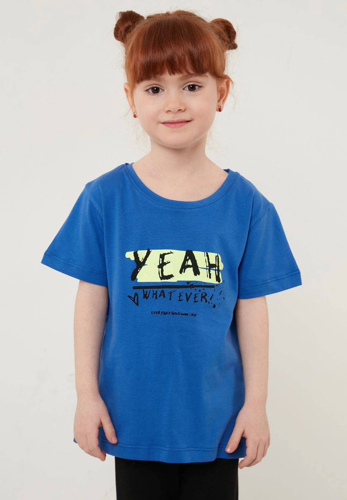 LELA Regular Fit T-Shirt And Leggins - Leggings - Blue - Imagen 2