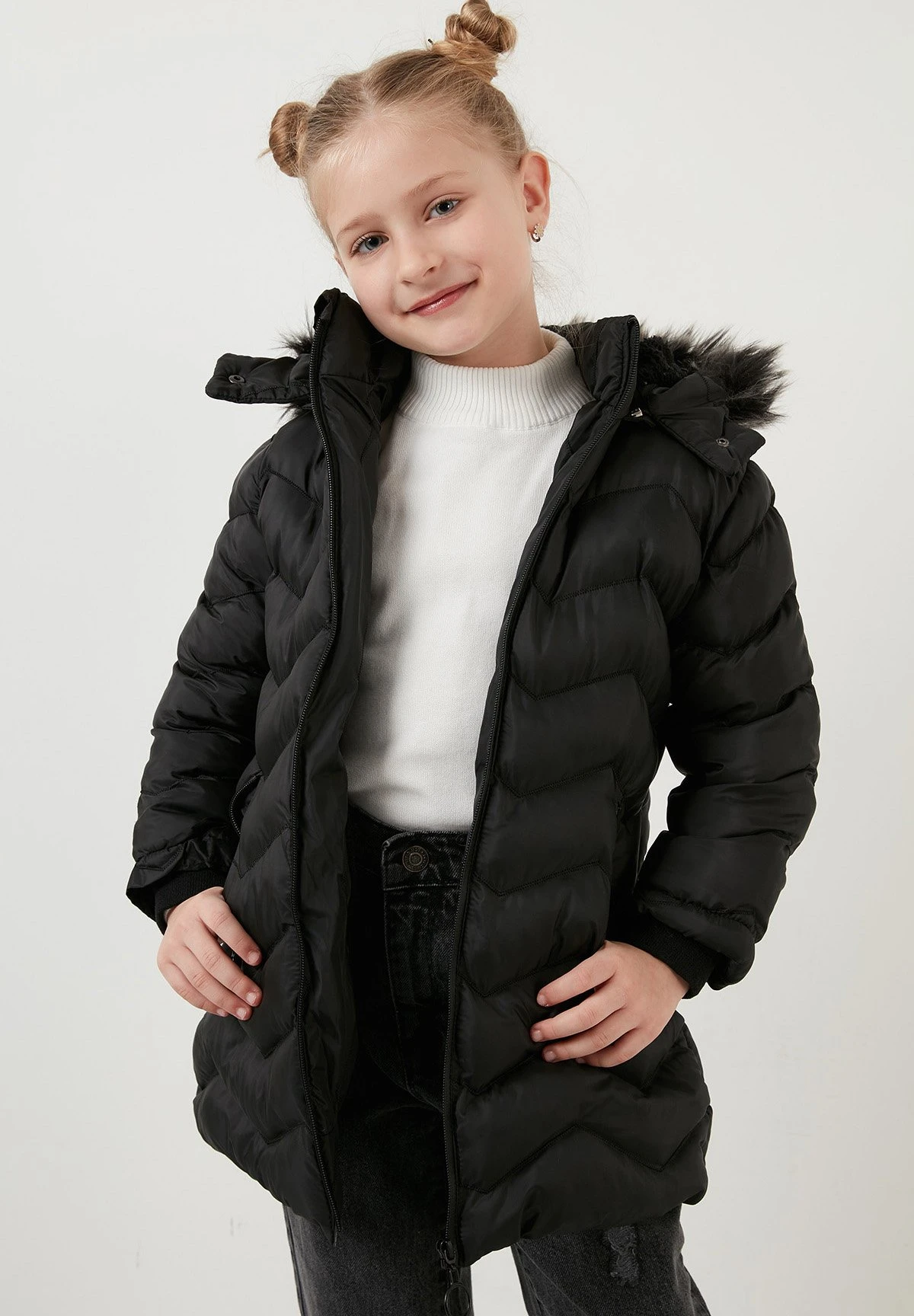 LELA Regular Fit - Abrigo De Invierno - Black - Imagen 4