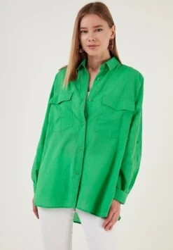 LELA Loose Fit - Camisa - Green