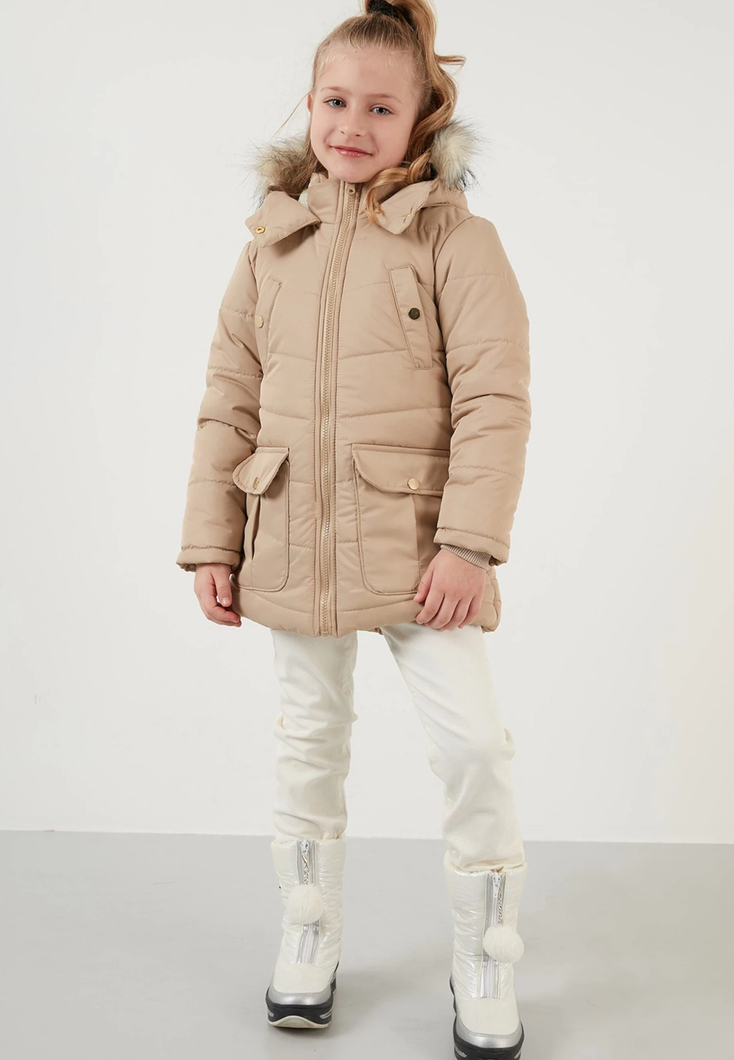 LELA Regular Fit - Abrigo De Invierno - Beige