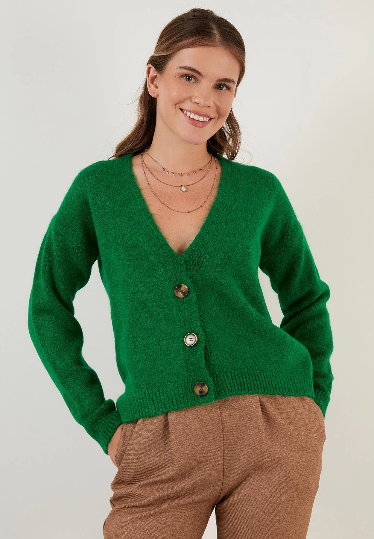 LELA Chaqueta De Punto - Benetton Color