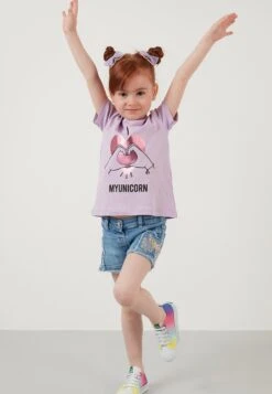 LELA Regular Fit - Camiseta Estampada - Lilac