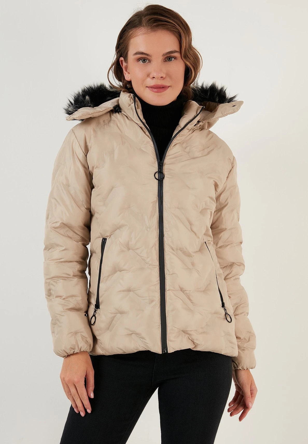 LELA Regular Fit - Chaqueta De Invierno - Stone