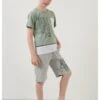 LELA Regular Fit Shorts And T-Shirt - Chándal - Sea Green