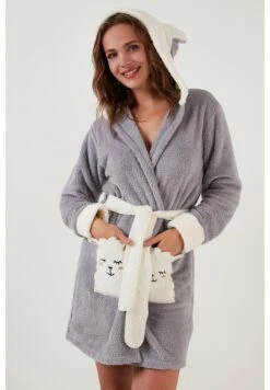 LELA Regular Fit - Albornoz - Grey