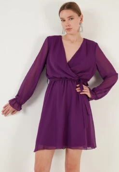 LELA Mini- Vestido Informal - Lilac
