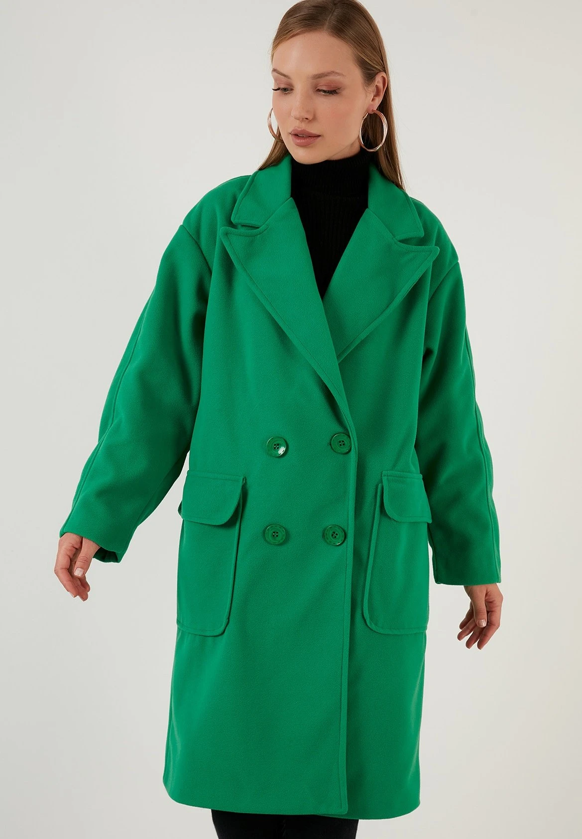 LELA Loose Fit - Abrigo Clásico - Benetton Color