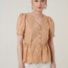 LELA Regular Fit - Blusa - Saffron