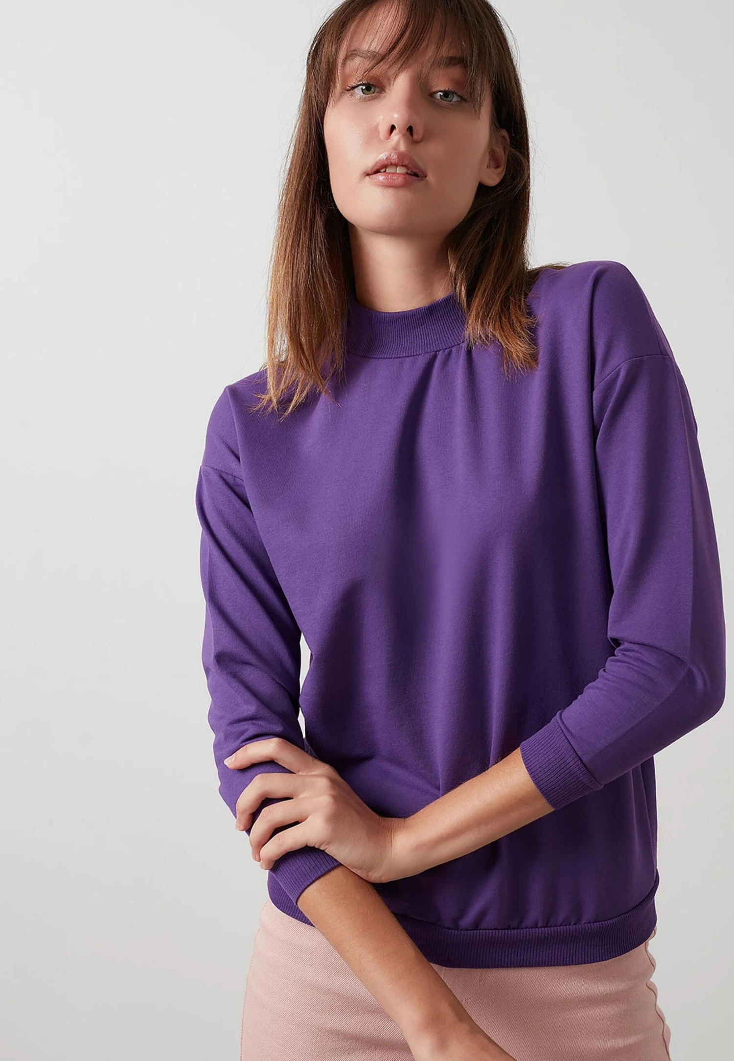 LELA Regular Fit - Sudadera - Purple
