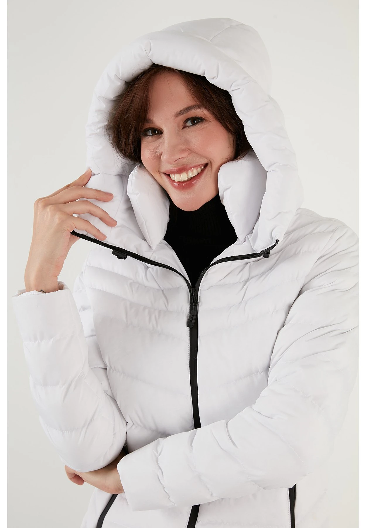 LELA Slim Fit - Chaqueta De Invierno - White - Imagen 6