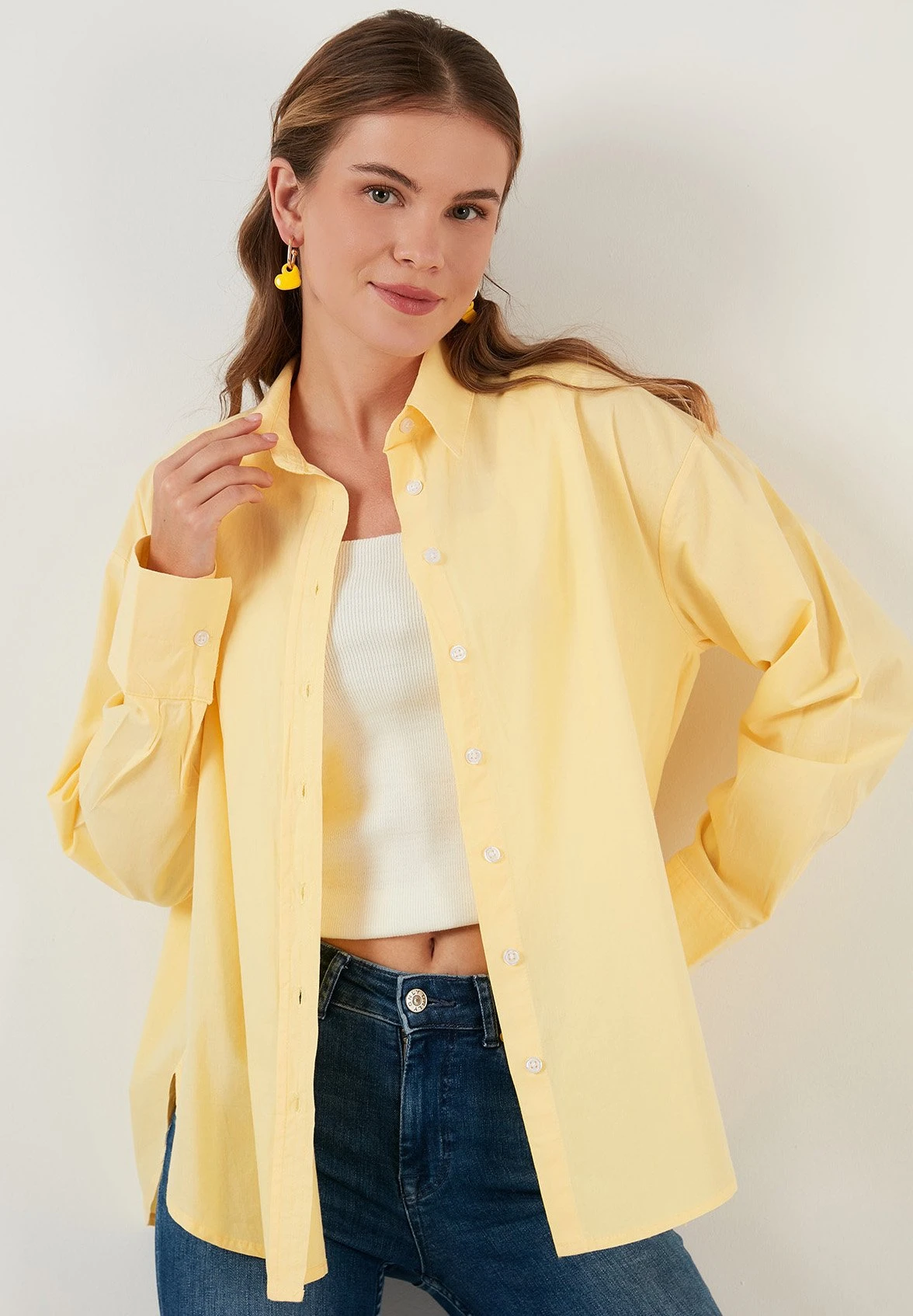 LELA Loose Fit - Camisa - Yellow