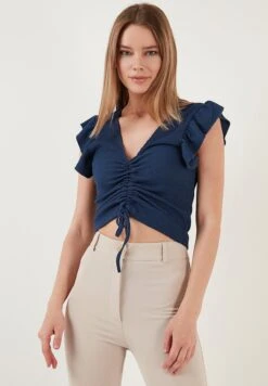 LELA Slim Fit - Blusa - Indigo