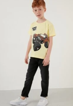 LELA Regular Fit - Camiseta Estampada - Yellow