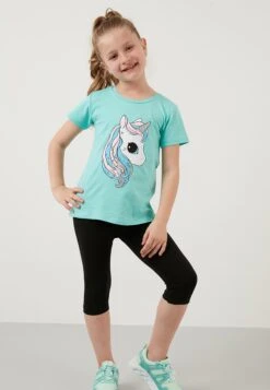 LELA Two Piece Set - Regular Fit - Leggings - Mint, Black