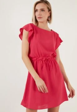 LELA Regular Fit - Vestido Informal - Fuchsia