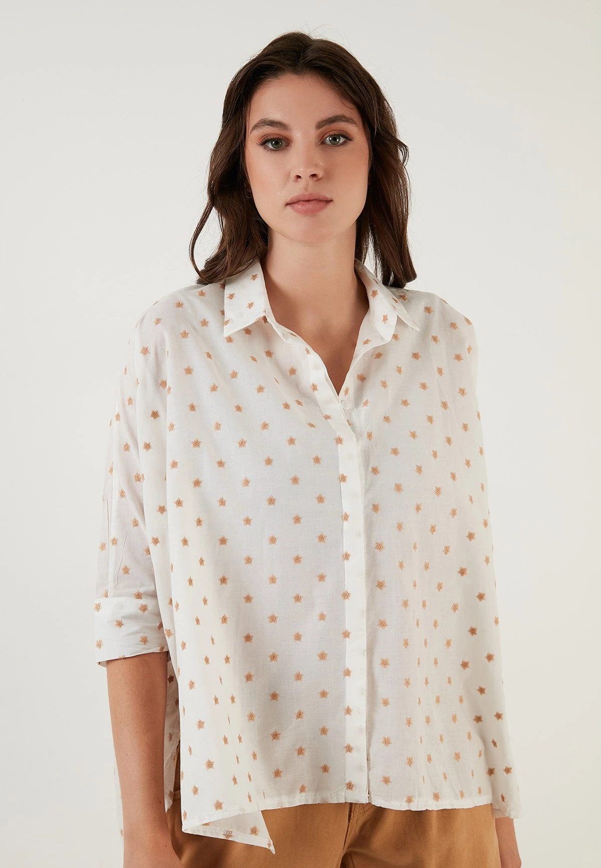 LELA Camisa - Camel - Imagen 5