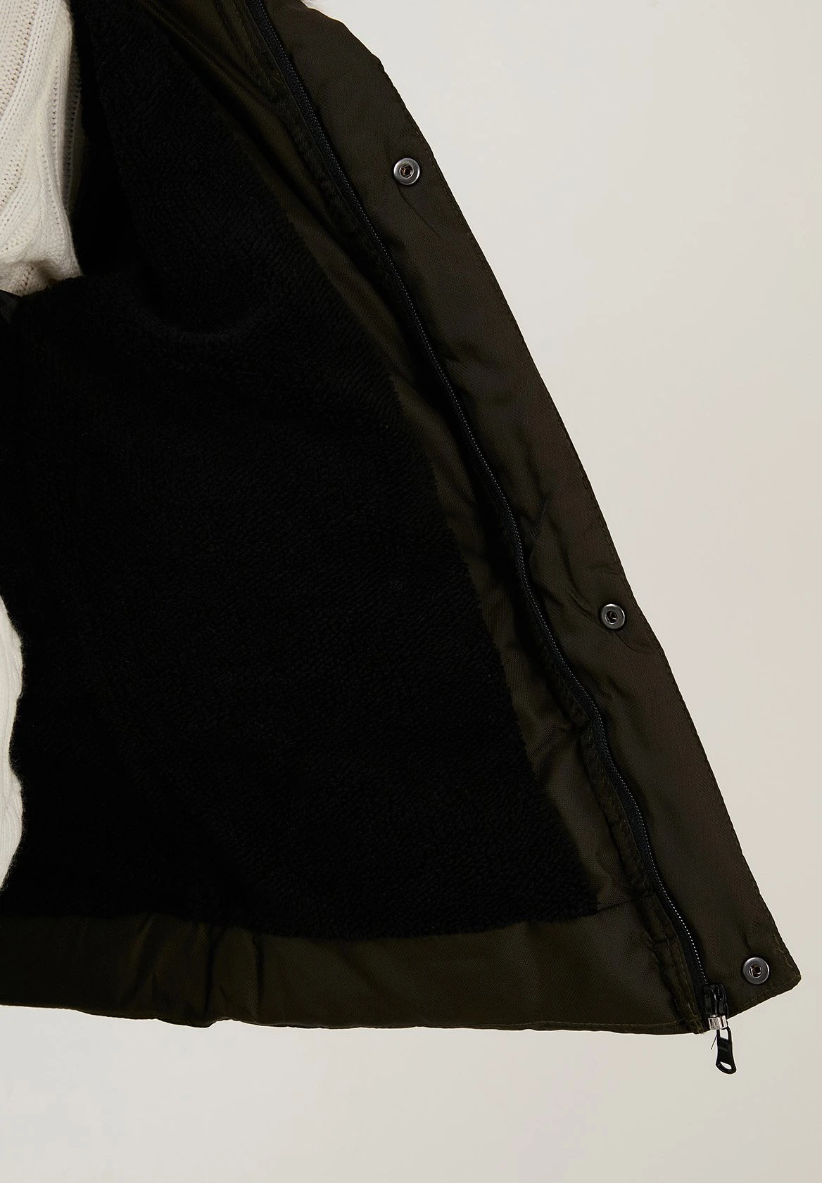 LELA Regular Fit - Abrigo De Invierno - Black Khaki - Imagen 6